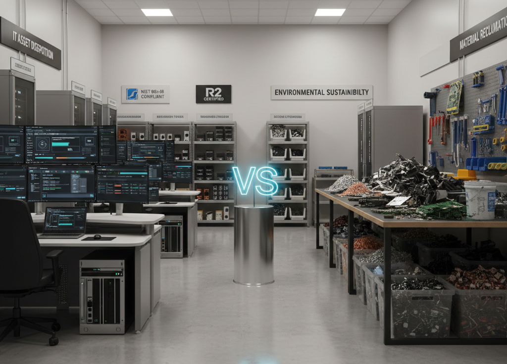 ITAD vs Electronic Recycling: Understanding the Difference and Why It Matters